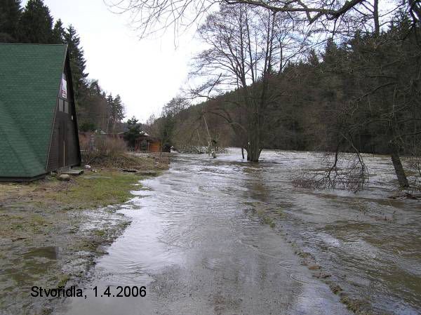 Stvoidla, povode, 1. dubna 2006